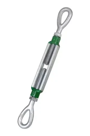Van Beest Green Pin 3/4" x 9" G-6311 Eye & Eye Turnbuckle - 5200 lbs WLL Top Rated