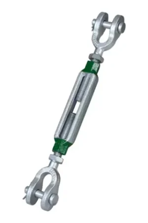 Sale Van Beest Green Pin 1-1/2" x 12" G-6313 Jaw & Jaw Turnbuckle - 21400 lbs WLL
