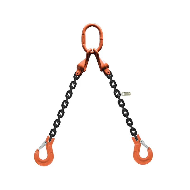 3/8" x 20 ft Type CDFXA2S Adjustable 2-Leg Grade 100 Chain Sling - 15200 lbs WLL Shop Now