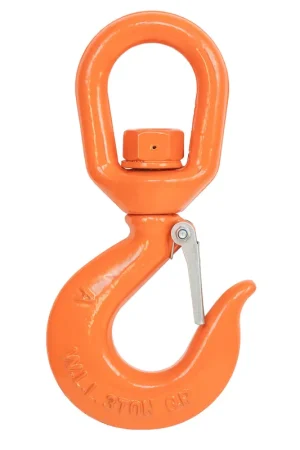 1 Ton Alloy Swivel Hook w/ Latch Latest