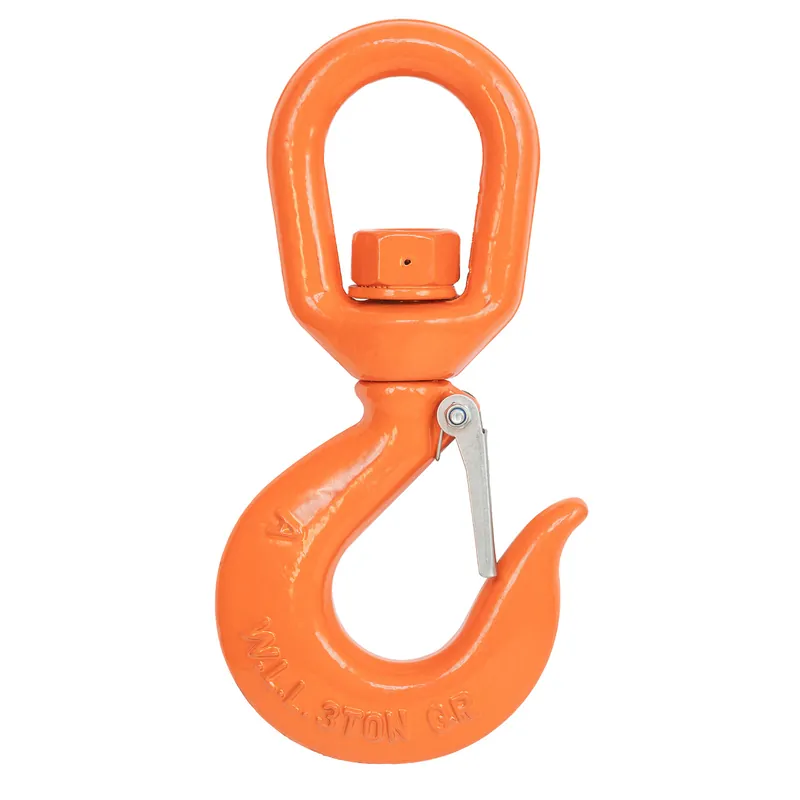 1 Ton Alloy Swivel Hook w/ Latch Latest