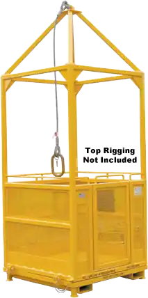 Liftmax PBS-00050-040408 1000 lb Capacity 3-Person Lifting Basket | 4' x 4' x 8' Shop Now