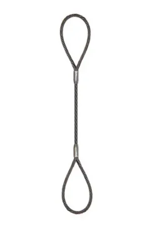 1-1/4" x 25 ft BLP-100 Eye & Eye Wire Rope Sling - 30000 lbs WLL Sale