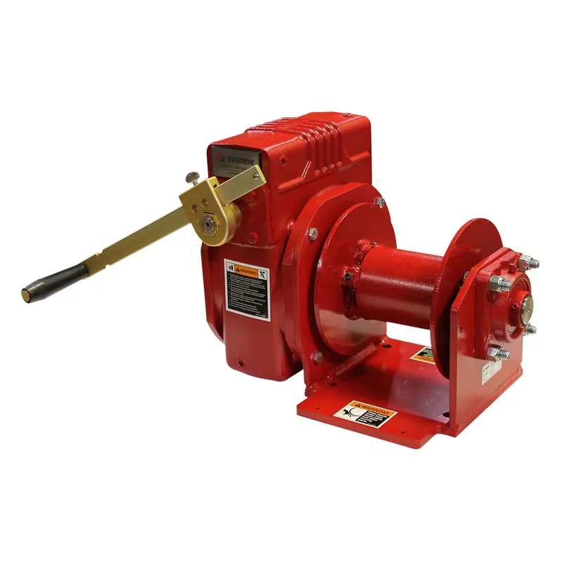 Premium Thern 2W40-M Worm Gear Hand Winch - 4600 lbs Pulling Capacity
