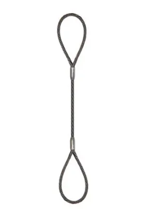 1-1/4" x 20 ft BLP-100 Eye & Eye Wire Rope Sling - 30000 lbs WLL Factory Price