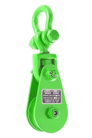 3" Snatch Block w/ Shackle - 2 Ton WLL Top Pick