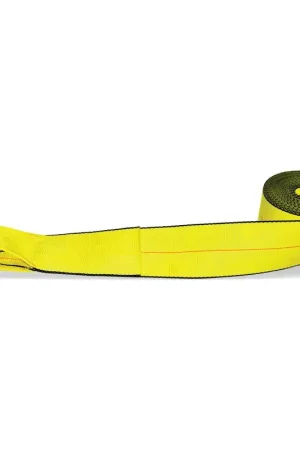 Secure Checkout 4" x 30 ft Winch Strap - Sewn Loop - 5000 lbs WLL