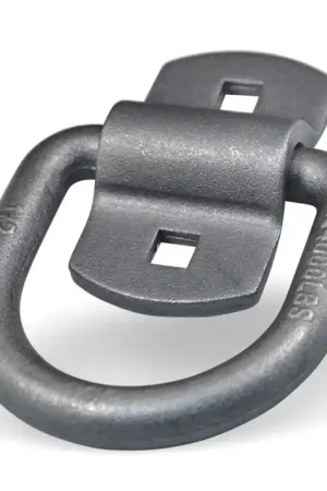 Luxury 1/2" Forged D-Ring & Bolt-on Clip - 4000 lbs WLL