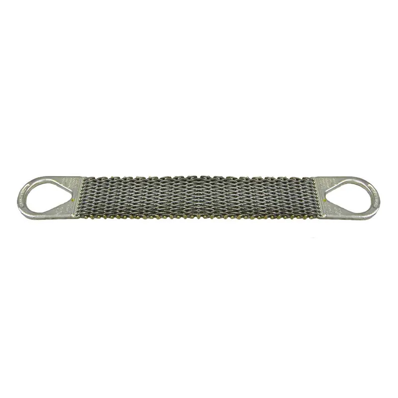 Lift-All 4" x 10 ft Type 2 Roughneck Wire Mesh Sling - 10 Gage - 4800 lbs WLL Luxury