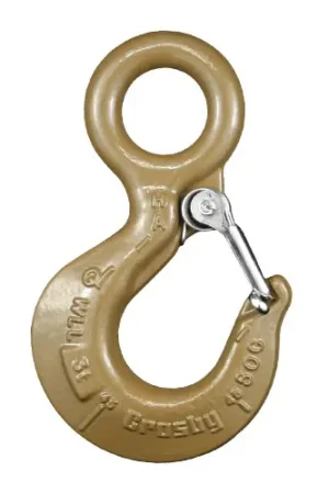 Affordable Crosby L-320AN 2 Ton Alloy Eye Hoist Hook w/ Latch - #1022402