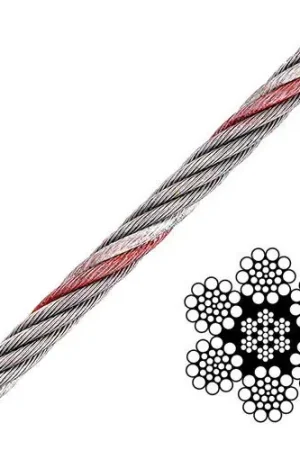 1-1/4" 6x19 Class Wire Rope - 159800 lbs Breaking Strength Seasonal Sale