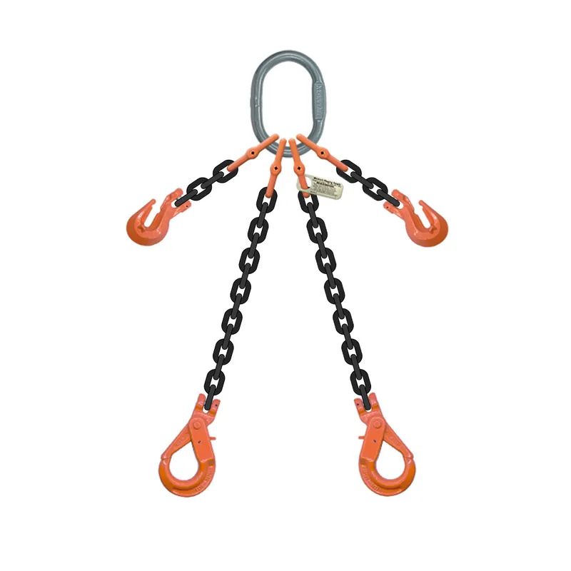 1/2" x 10 ft Type ADOSL Adjustable 2-Leg Grade 100 Chain Sling - 26000 lbs WLL Best Seller