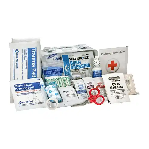 First Aid Only Metal Weatherproof 10 Person First Aid Kit High Quality