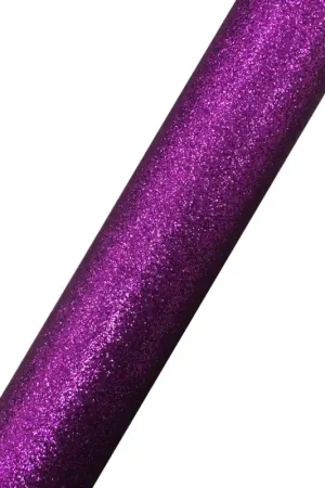 12" x 5yd Glitter Purple Heat Transfer Vinyl Roll DG12 Super Sale