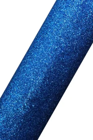 12" x 5yd Glitter Blue HTV Easy to Weed Heat Transfer Vinyl Roll DG07 Limited Offer