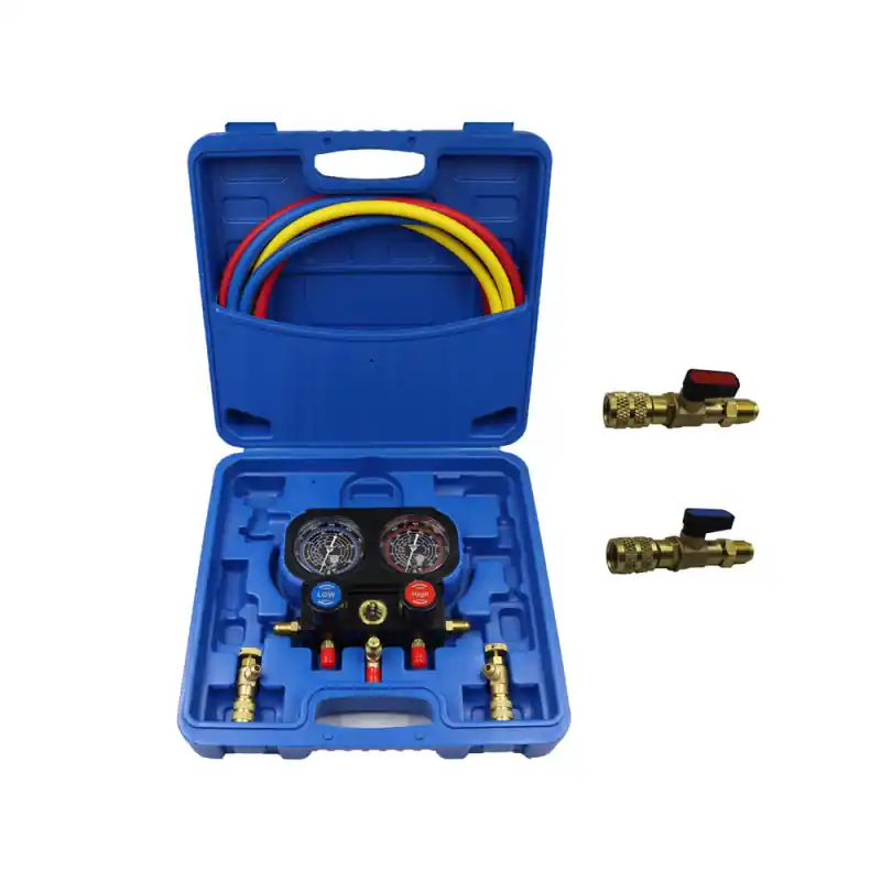 Express Delivery Bolton Tools 3 Way A/C Manifold Gauge Set Fits R410A with Ball Valve