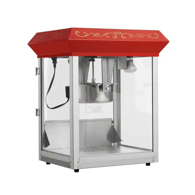 Authentic Bolton Tools 8 oz. Commercial Kettle Popcorn Machine Maker, Movie Theater Popcorn Machine,Popcorn Maker Machine, 120V 850W