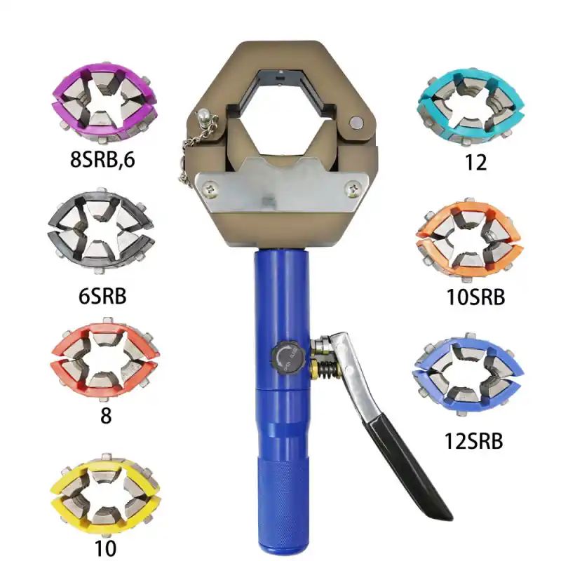Bolton Tools Manual A/C Hydraulic Hose Crimper Set High Quality