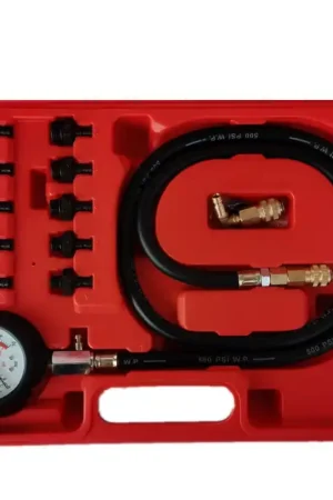 0-140 PSI Oil Pressure Tester Kit & Gauge Tool for Engine Diagnostic Flash Sale