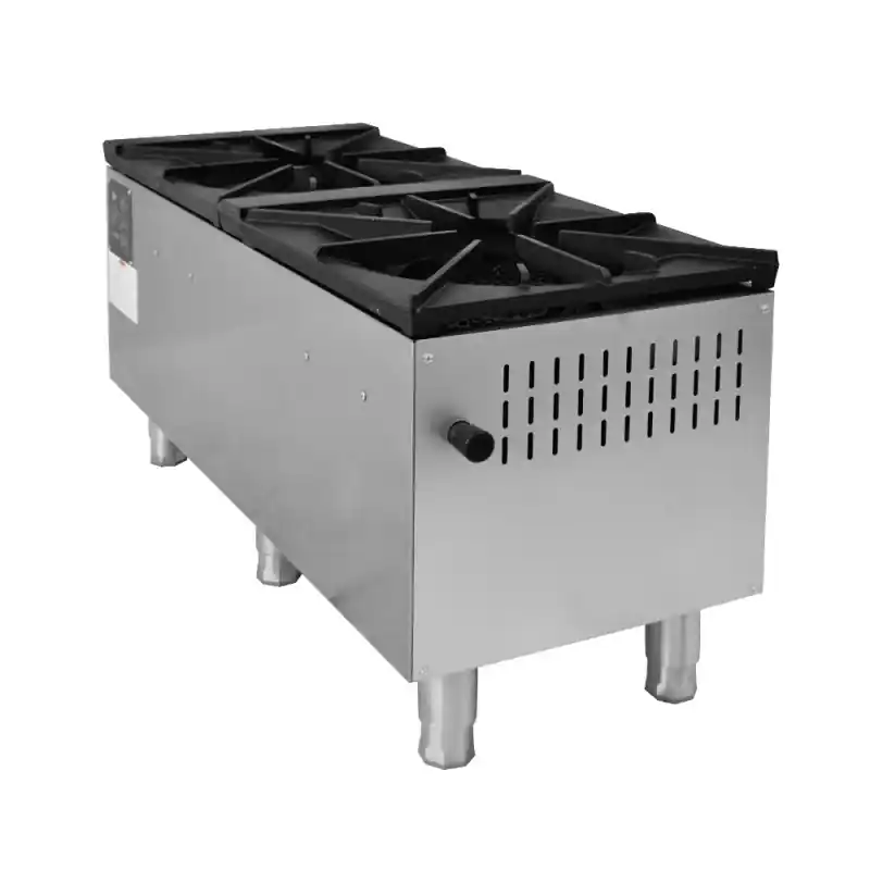 Buy Direct Bolton Tools 160,000 BTU Double Burners Natural Gas Dual Commercial Stock Pot Range