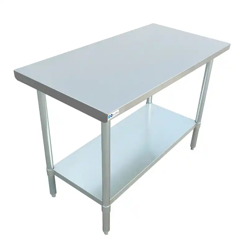 Shop Now 30" x 48" Stainless Steel Commercial Work Table Gal Legs Undershelf
