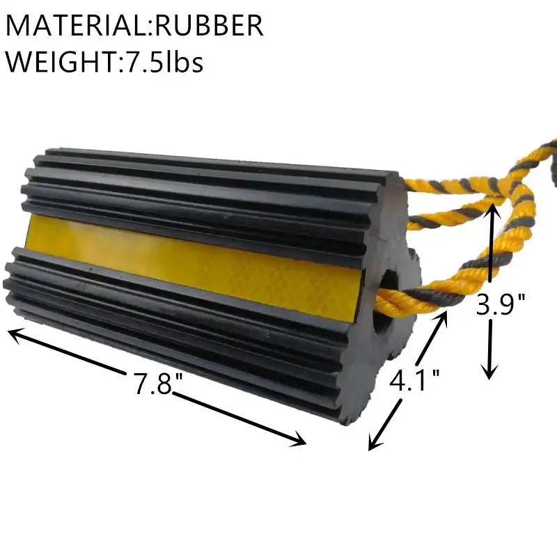 Save Now Bolton Tools Aircraft Wheel Chock&Tire Chock with Poly Rope 10"L x 5"W x 4-1/2"H