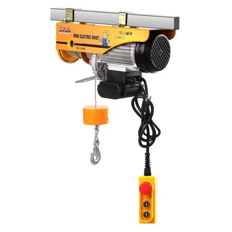 1320 lbs Wire Rope Mini Electric Hoist 59 ft Lift Express Delivery