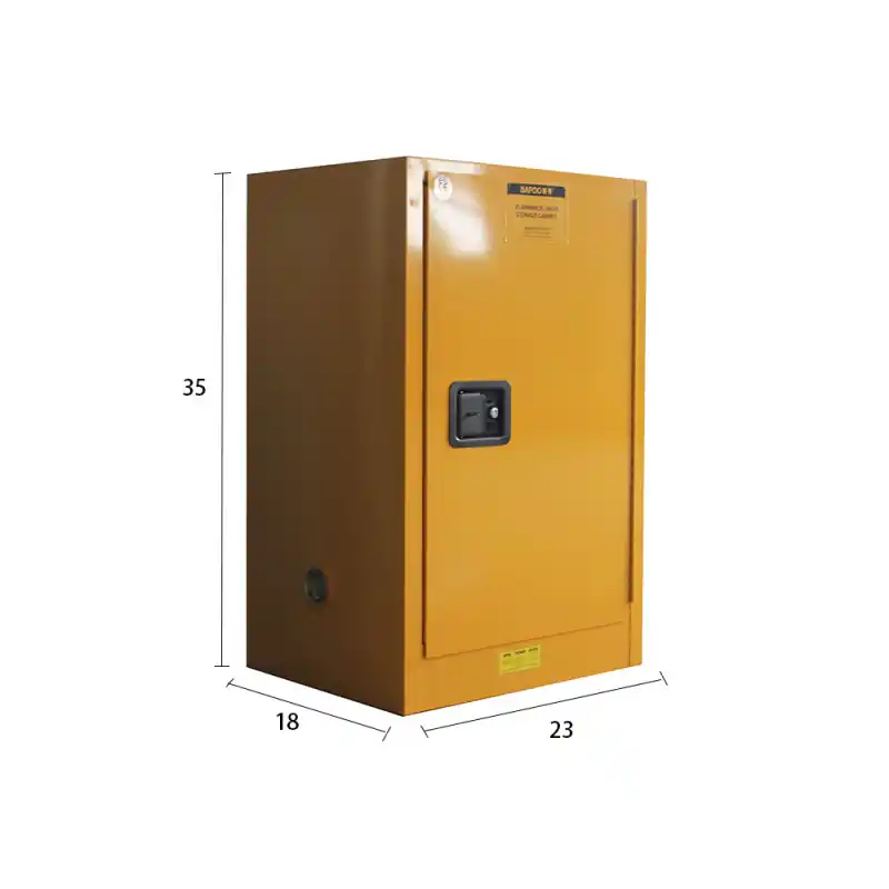 Same Day Shipping Bolton Tools Flammable Cabinet 12 Gallon 35" x 23" x 18" Manual Door