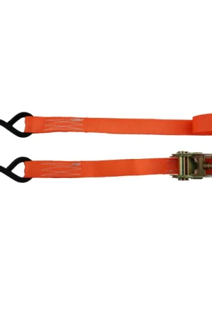 1"x12' Four-piece Set Zinc Plated Handle Ratchet Strap 500LBS Genuine