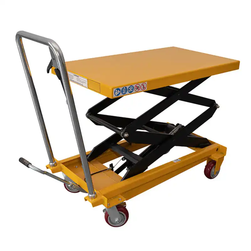 Bolton Tools 770 lbs Hydraulic Double Scissor Lift Table Cart, 59" Lifting Height Popular