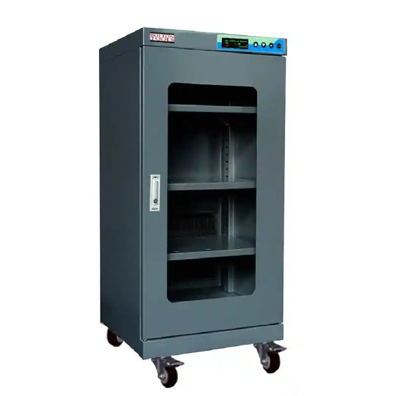 160L Electronic Dry Cabinet 1% to 10%RH Digital Low Humidity Control Lens Dehumidify Dry Box Lens Camera Storage Cabinet 4 tiers Authentic