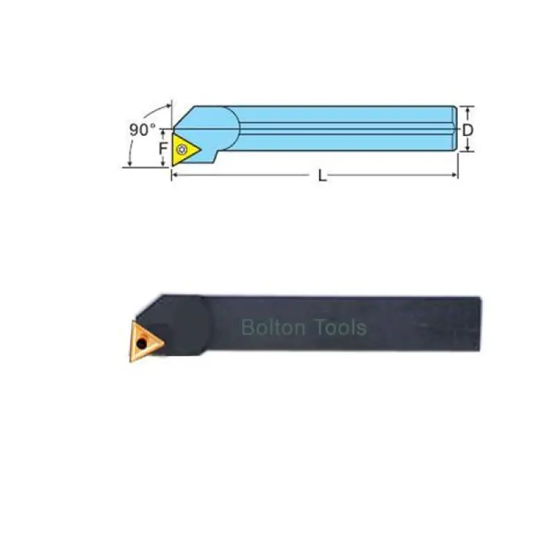 Bolton Tools 12-252-412H INDEXABLE CARBIDE TIPPED BORING BAR 3/8″ SHANK 3/8″, S06M-STFCR2 ,TIN+TiAN COATED INSERT Same Day Shipping