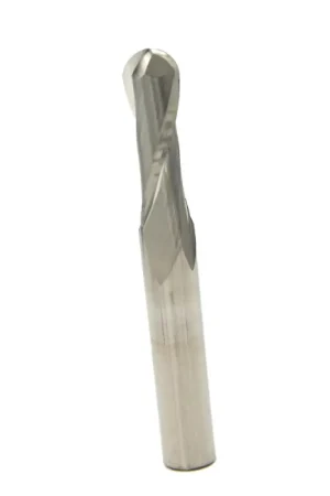 12mm 6R, Ball End Mill, 2 Flute, Aluminum Alloy, HRC 35, 1/2" Shank, 1-3/16" Flut (L) , Made in Taiwan Direct From Factory
