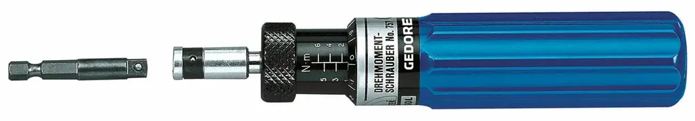 Gedore 757-06 Torque screwdriver S 1/4" 1.2-6 Nm 7718130 Fan Favorite