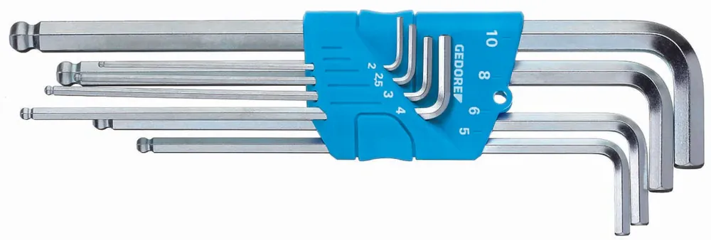 Fresh Stock Gedore H 42 KEL-88 Hexagon Allen key set in holder 8 pcs 2-10 mm 1523988