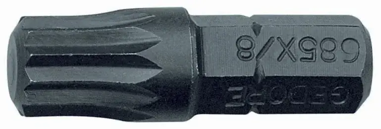 Gedore 685 X 8 S-010 Screwdriver bit 1/4", Value pack 10-pc, XZN M8 6540270 Certified