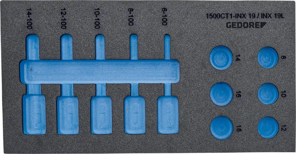 Hassle-Free Returns Gedore EI-1500 CT1-INX 19 LK Check-Tool module empty 2957949