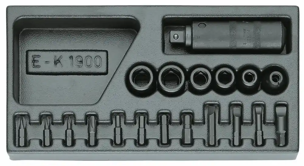 Fast Shipping Gedore 1500 ES-K 1900 Impact driver set in 1/3 ES tool module 1402242