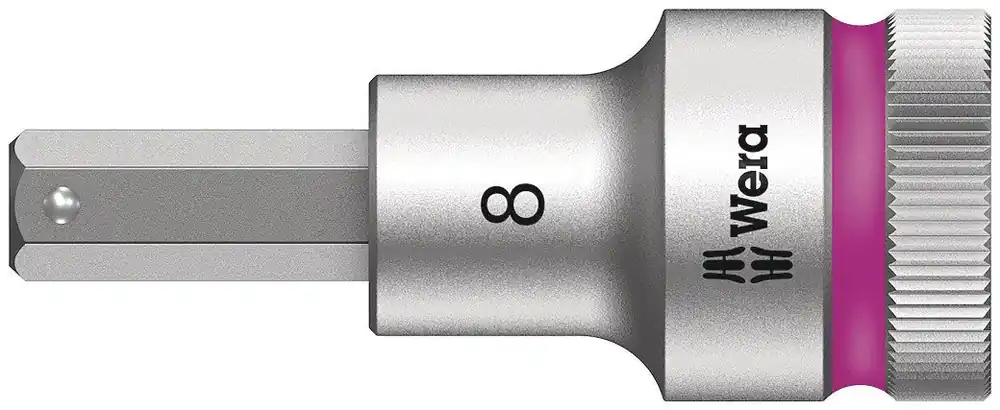 High Quality Wera 8740 C HF HEX-PLUS SW 8.0 X 60 MM SOCKET WITH HOLDING FUNCTION 1/2 05003824001
