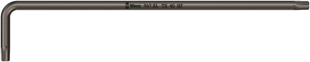 Authentic Wera 967 XL HF TX 40 Long arm TORX key with holding function 05024459001