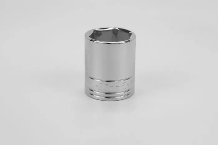 SK Tools - 27 mm 1/2" Drive 6 Point Metric Standard Chrome Socket - 48227 Trending