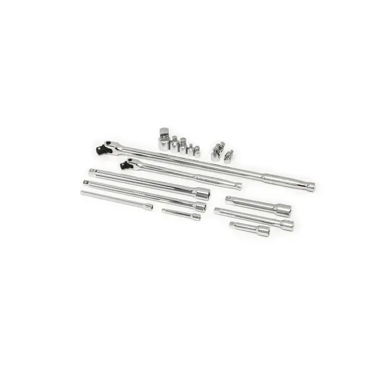 Premium CRESCENT 16 Pc. 1/4", 3/8", 1/2" & 3/4" Socket Accessories Set - CTK16