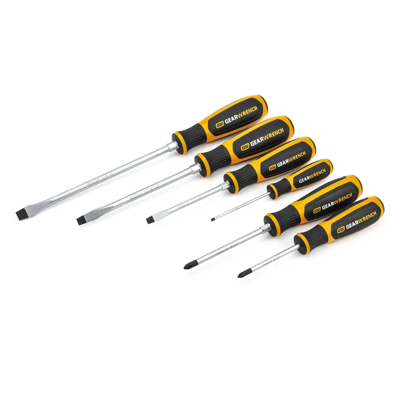 Hassle-Free Returns GEARWRENCH 6 Pc. Combination Dual Material Screwdriver Set 80050H