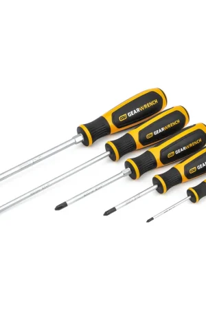 Affordable GEARWRENCH 5 Pc. Phillips Dual Material Screwdriver Set 80052H