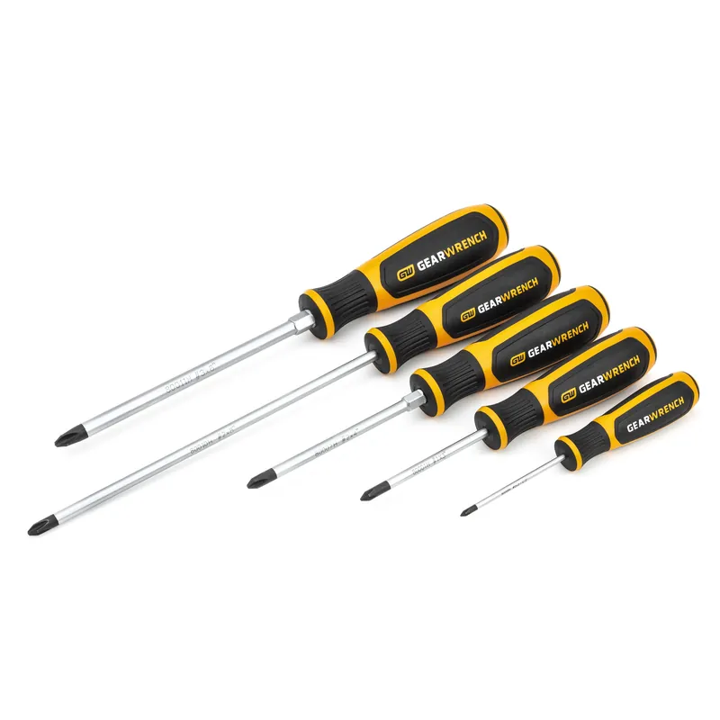 Affordable GEARWRENCH 5 Pc. Phillips Dual Material Screwdriver Set 80052H