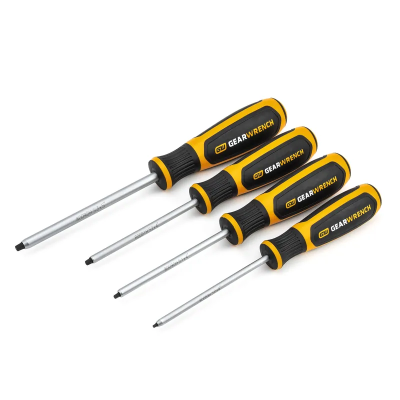 GEARWRENCH 4 Pc. Square Dual Material Screwdriver Set 80065H Affordable