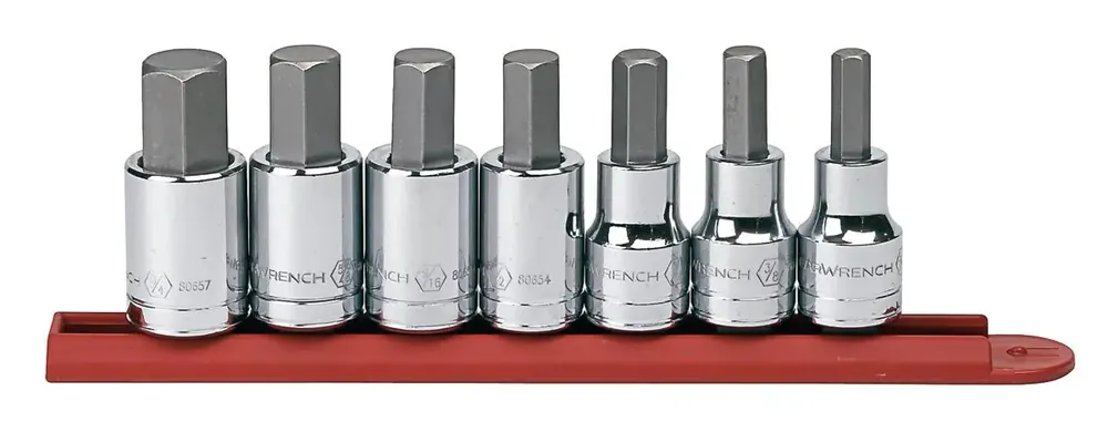 Deal GEARWRENCH 7 Pc. 1/2" Drive SAE Hex Bit Socket Set 80721