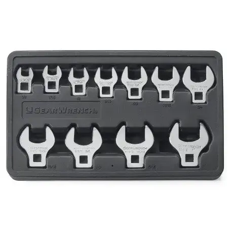 GEARWRENCH 11 Pc. 3/8" Drive Crowfoot SAE Wrench Set 81908 Wrench Set Special Discount