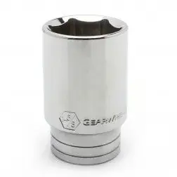 GEARWRENCH 3/4" Drive 6 Point Deep Metric Socket 46mm 82496 Socket Secure Checkout