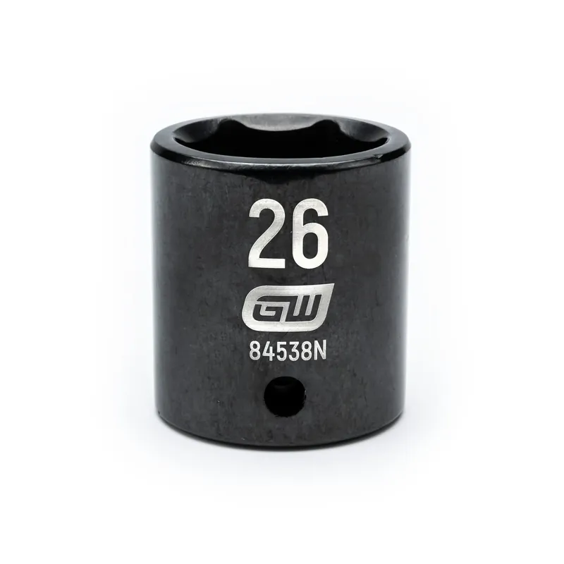 GEARWRENCH 1/2" Drive 6 Point Standard Impact Metric Socket 26mm 84538N Socket Express Delivery